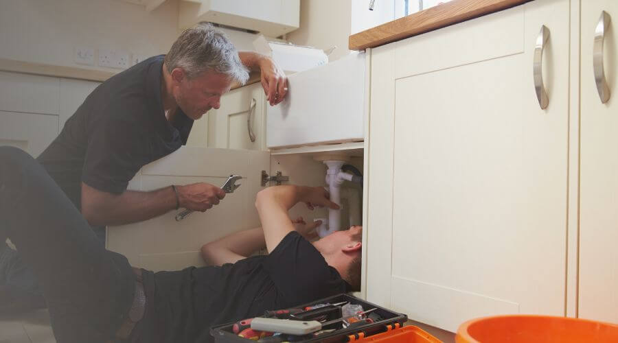 Professional burst pipe repair services in Pekin, IN